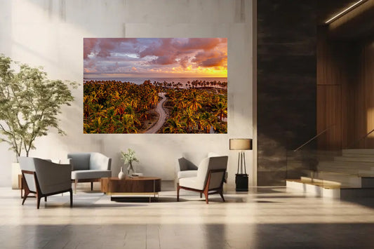 Tropical Wall Art for Hotels, Clinics & Office Spaces: What Works (and Why)